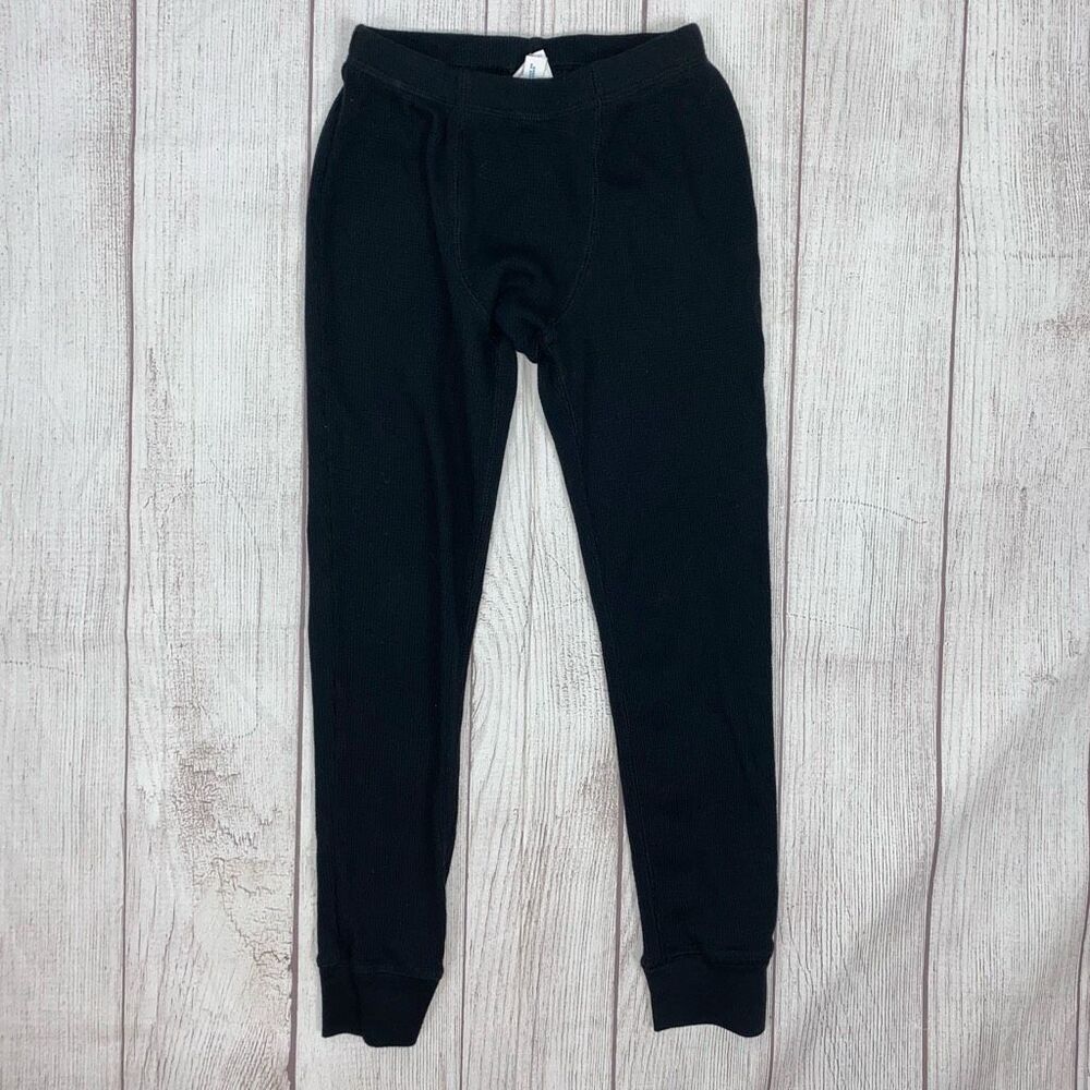 Circo Waffle Texture Pull On Black Pj Jogger Pants Boys Sz Sm 6-7